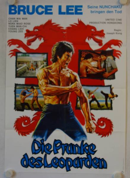 Bruces Deadly Fingers original release german movie poster